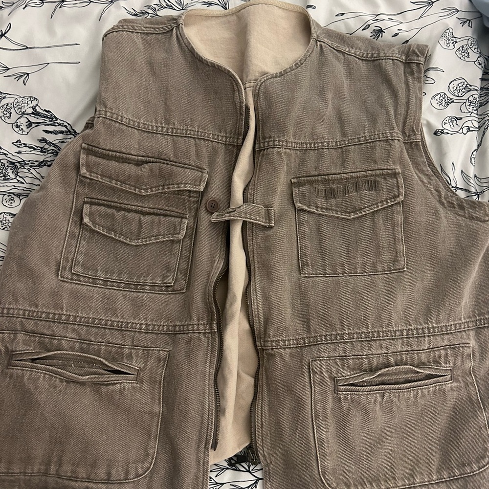 Stylish Brown Utility Vest